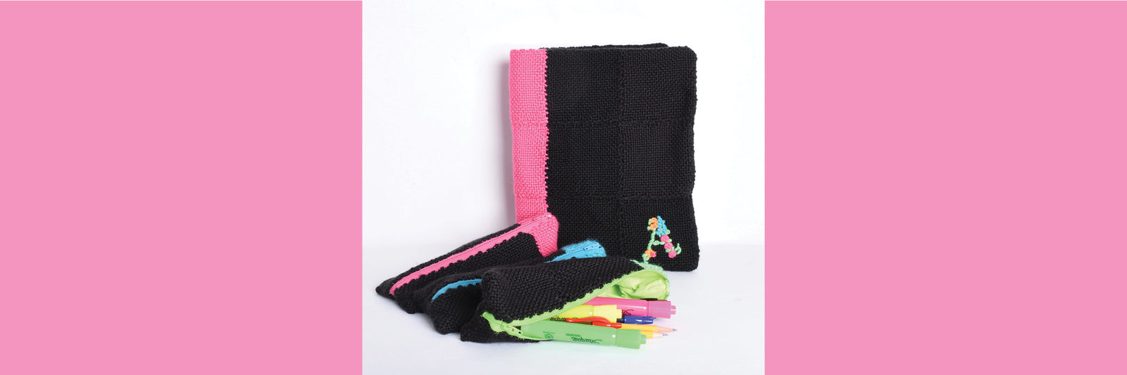 Zoom Loom Notebook Cover and Pencil Case
