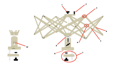 Ultra Umbrella Swift Parts