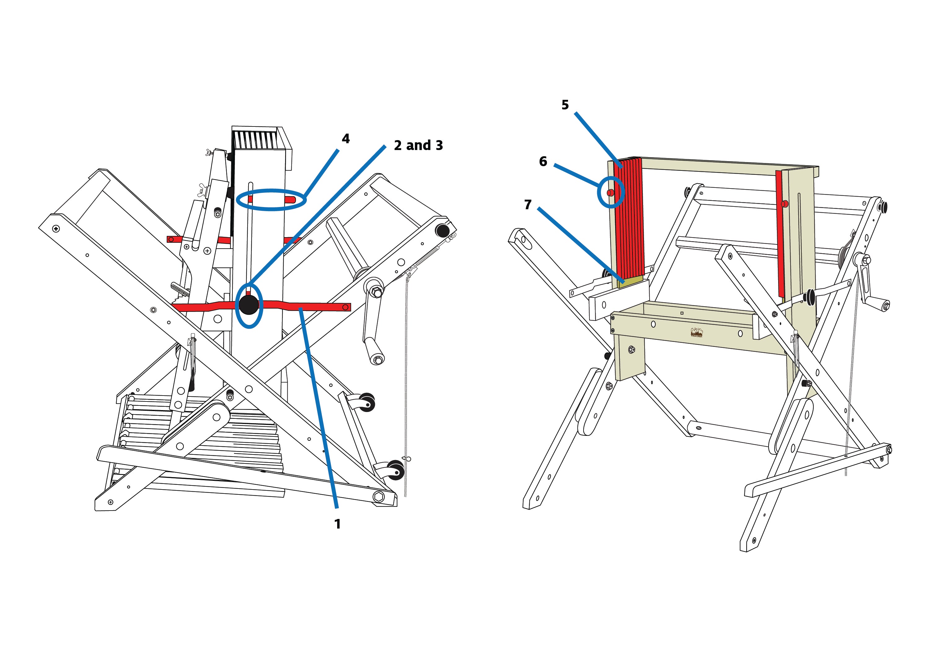 Wolf Pup 8.10 Loom Castle Parts