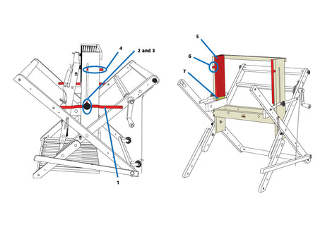 Wolf Pup 8.10 Loom Castle Parts