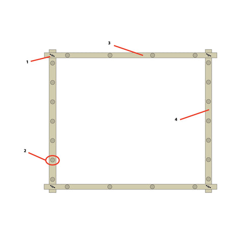 14 Yard Warping Board Parts