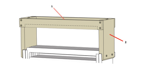 Wolf High Castle Tray Parts