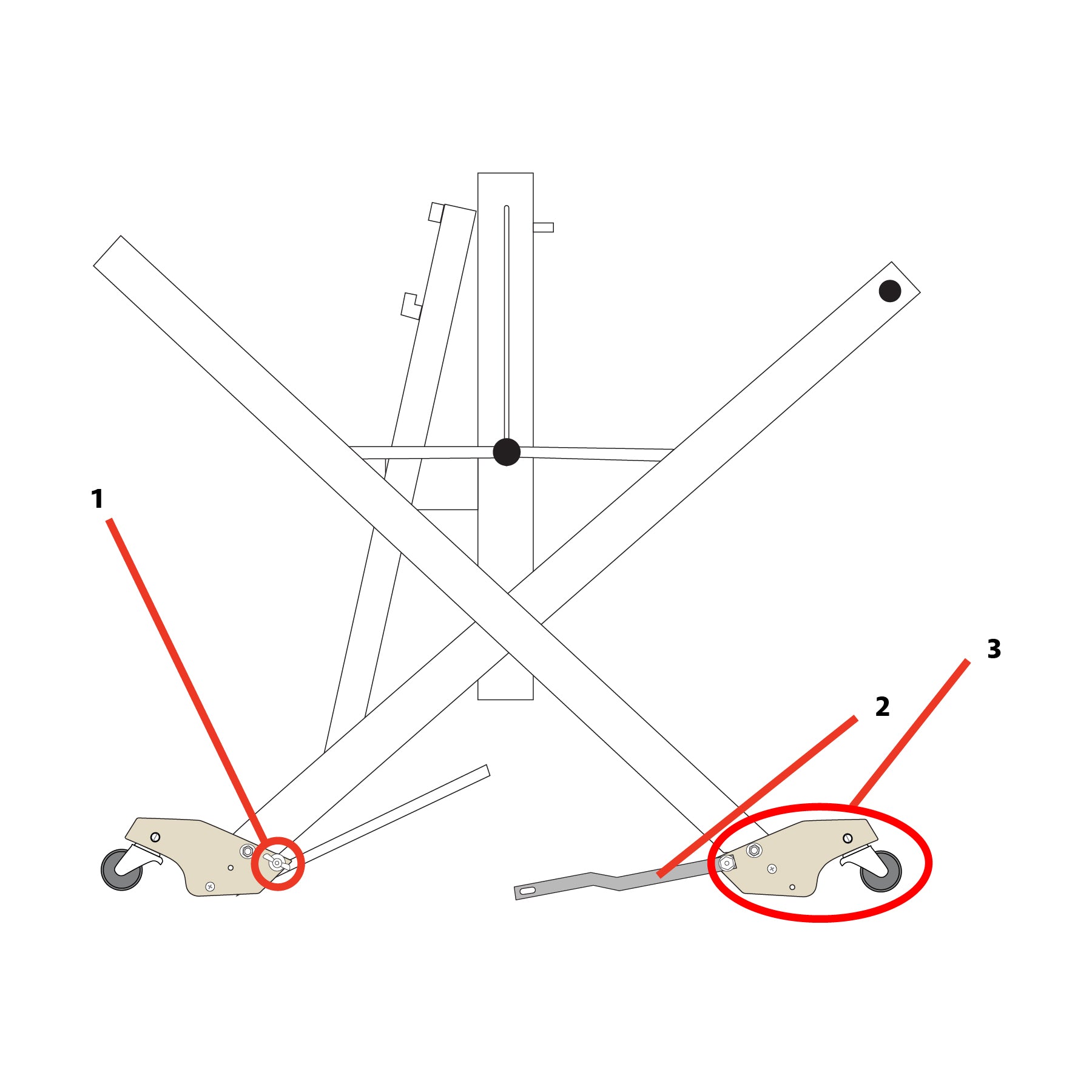 Wolf Stroller Parts