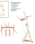 Treadle Blocks for Standard Floor Loom and Arras Treadle Kit