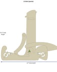 Cricket Quartet dimensions