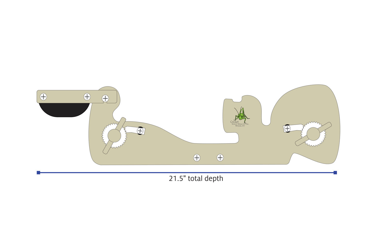 Cricket Trap dimensions