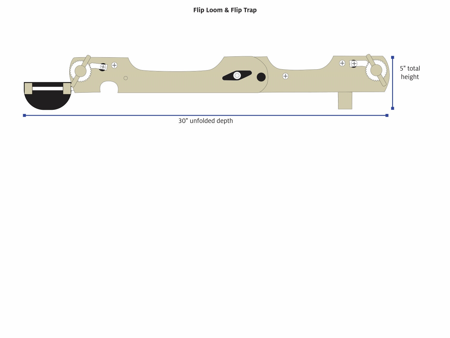 Flip Trap dimensions