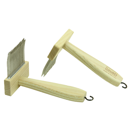 double row wool combs