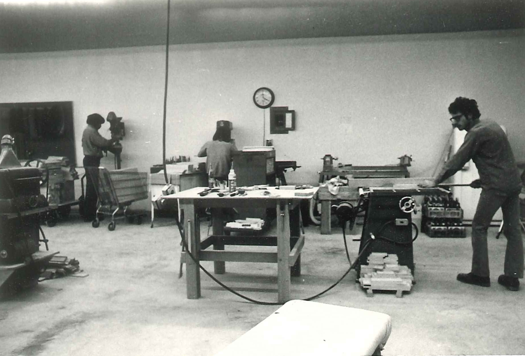 the shop in its early days