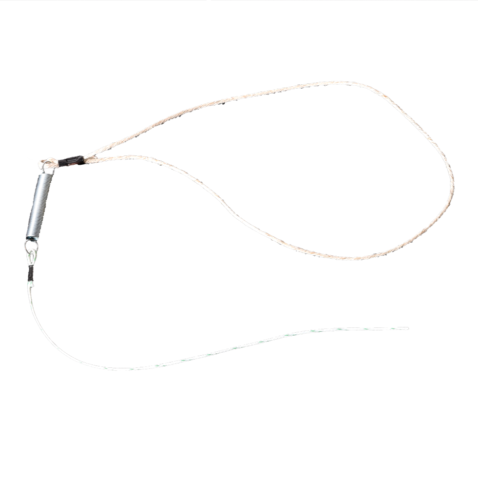 Scotch Tension Spring-and-String for Spinning Wheels
