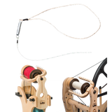 Scotch Tension Spring-and-String for Spinning Wheels
