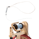Scotch Tension Spring-and-String for Spinning Wheels