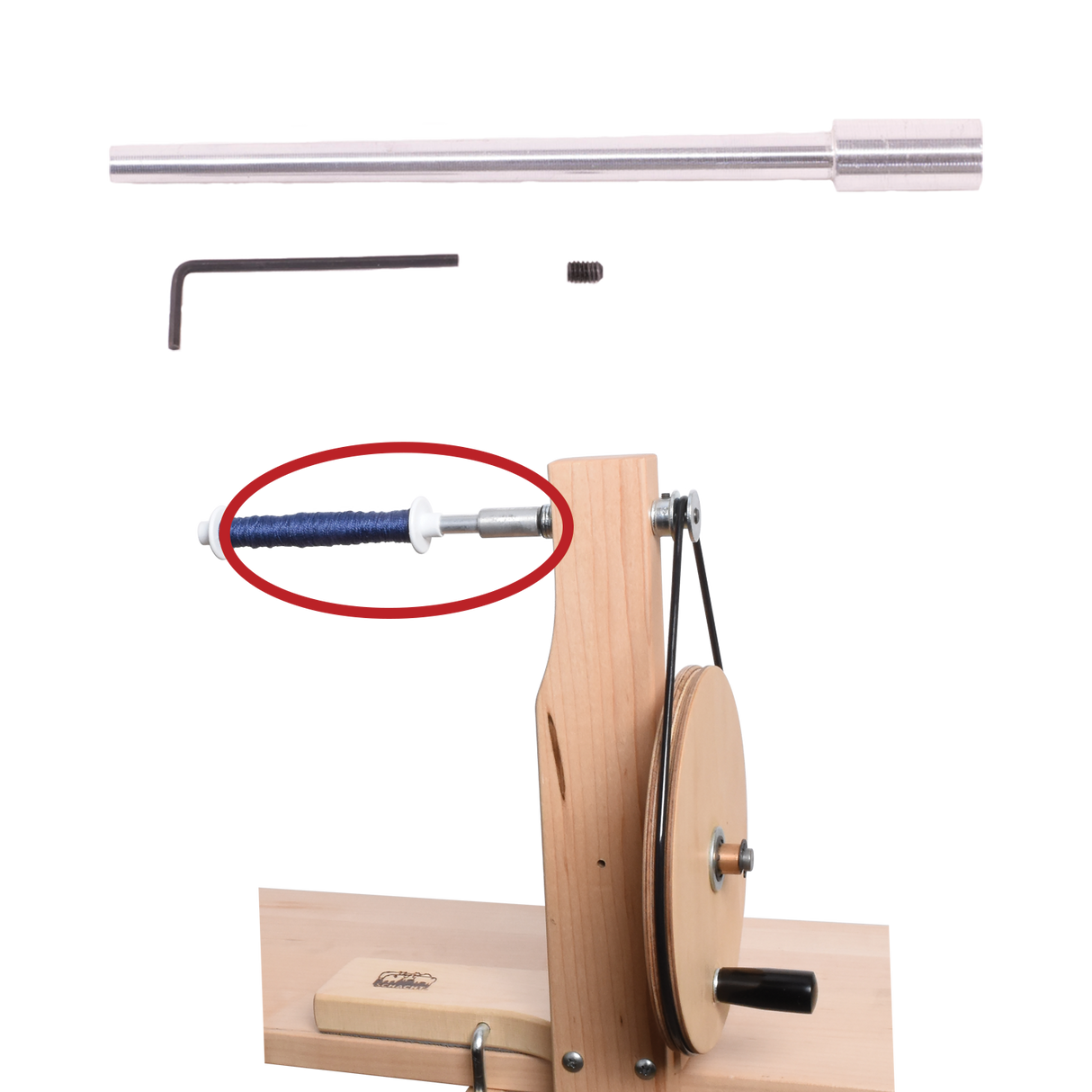 Shaft Kit for Single End Bobbin Winder