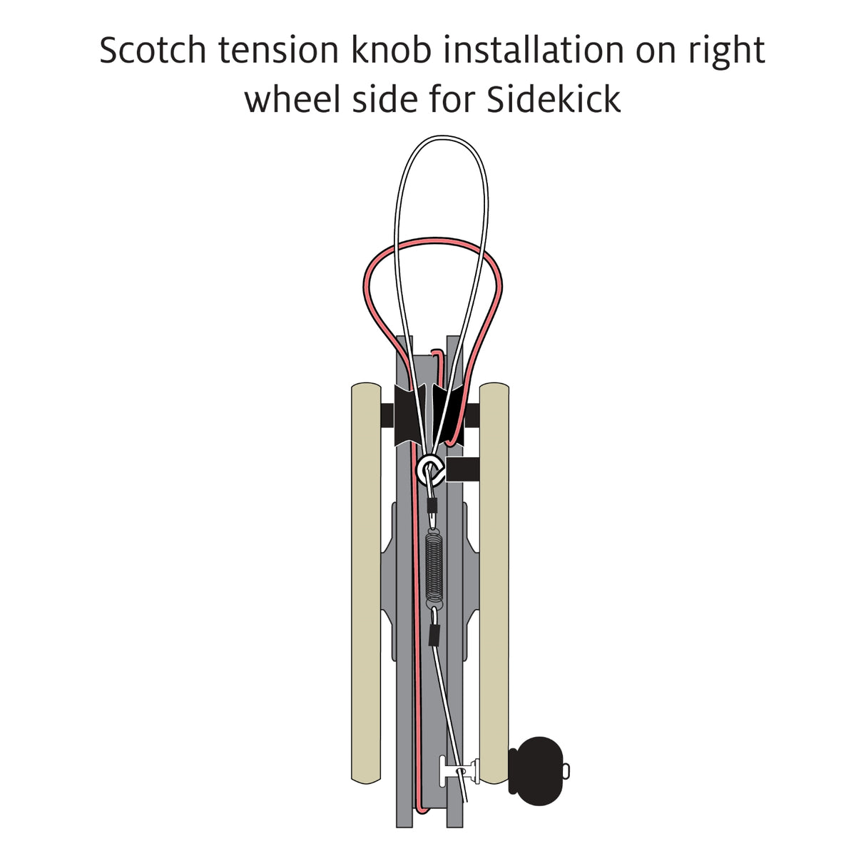 Scotch Tension Knob for Ladybug, Matchless, and Sidekick