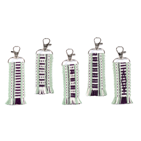 Beginning Inkle Weaving keychains