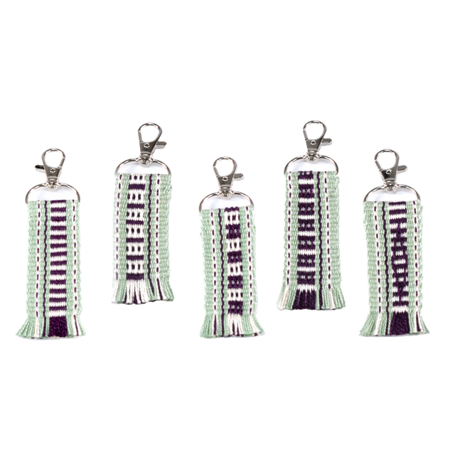 Beginning Inkle Weaving keychains