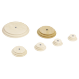 Spinning Wheel Whorls, Maple and Cherry