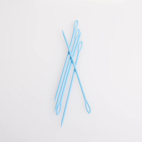 6" plastic weaving needles