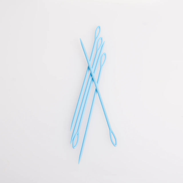 6" plastic weaving needles