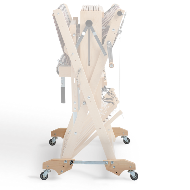 Baby Wolf 8-shaft loom and Wolf Stroller