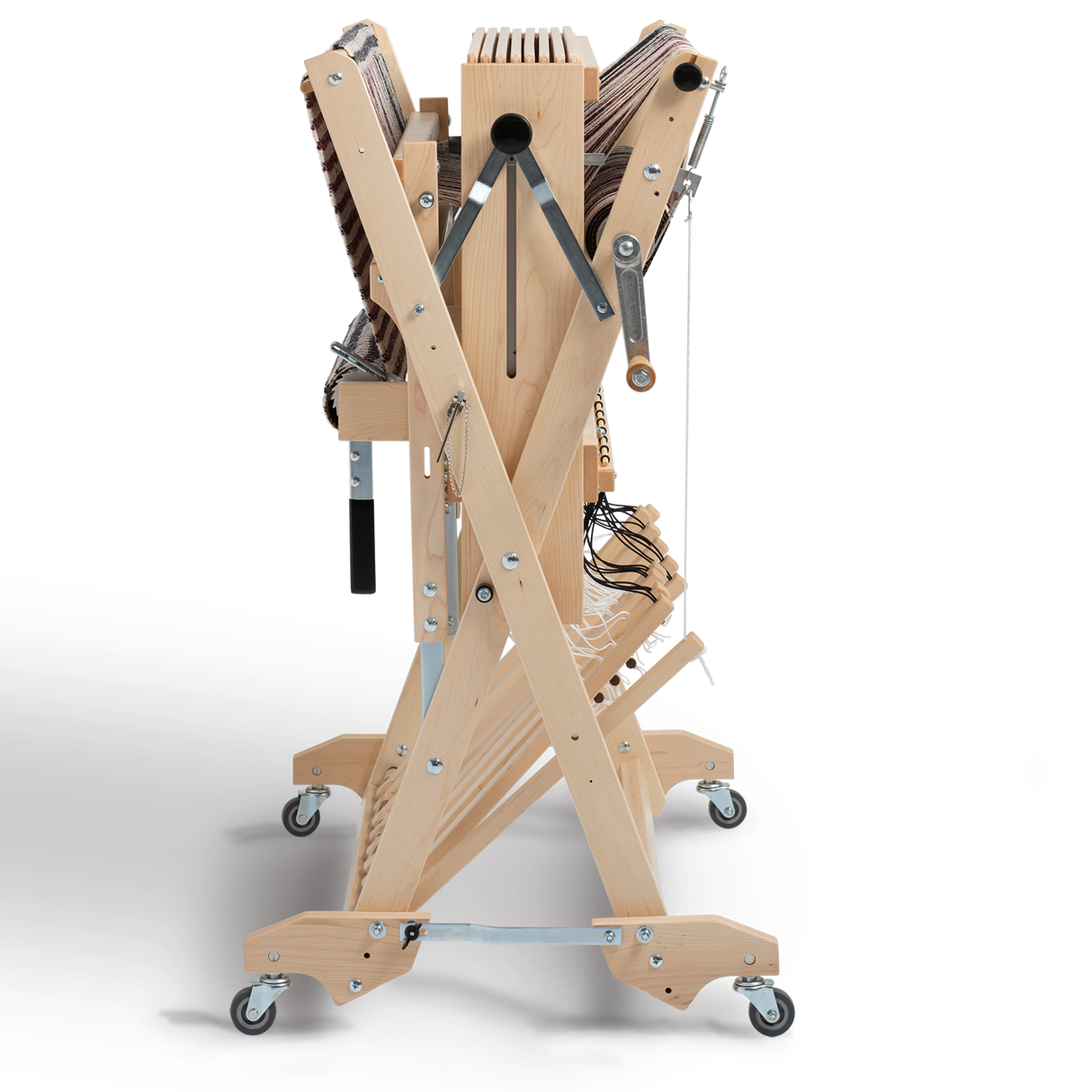 Baby Wolf 8-shaft loom and Wolf Stroller