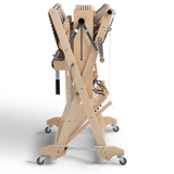 Baby Wolf 8-shaft loom and Wolf Stroller