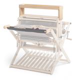 Baby Wolf 8-shaft loom with High Castle Tray and Trap