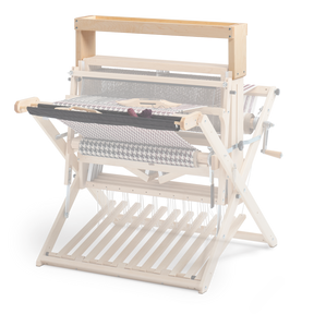 Baby Wolf 8-shaft loom with High Castle Tray and Trap