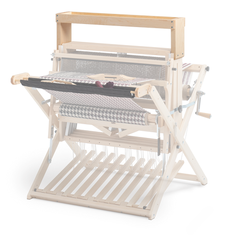 Baby Wolf 8-shaft loom with High Castle Tray and Trap