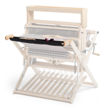 Baby Wolf 8-shaft loom with High Castle Tray and Trap
