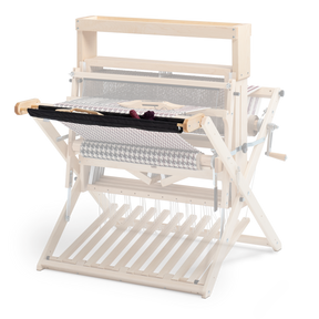 Baby Wolf 8-shaft loom with High Castle Tray and Trap