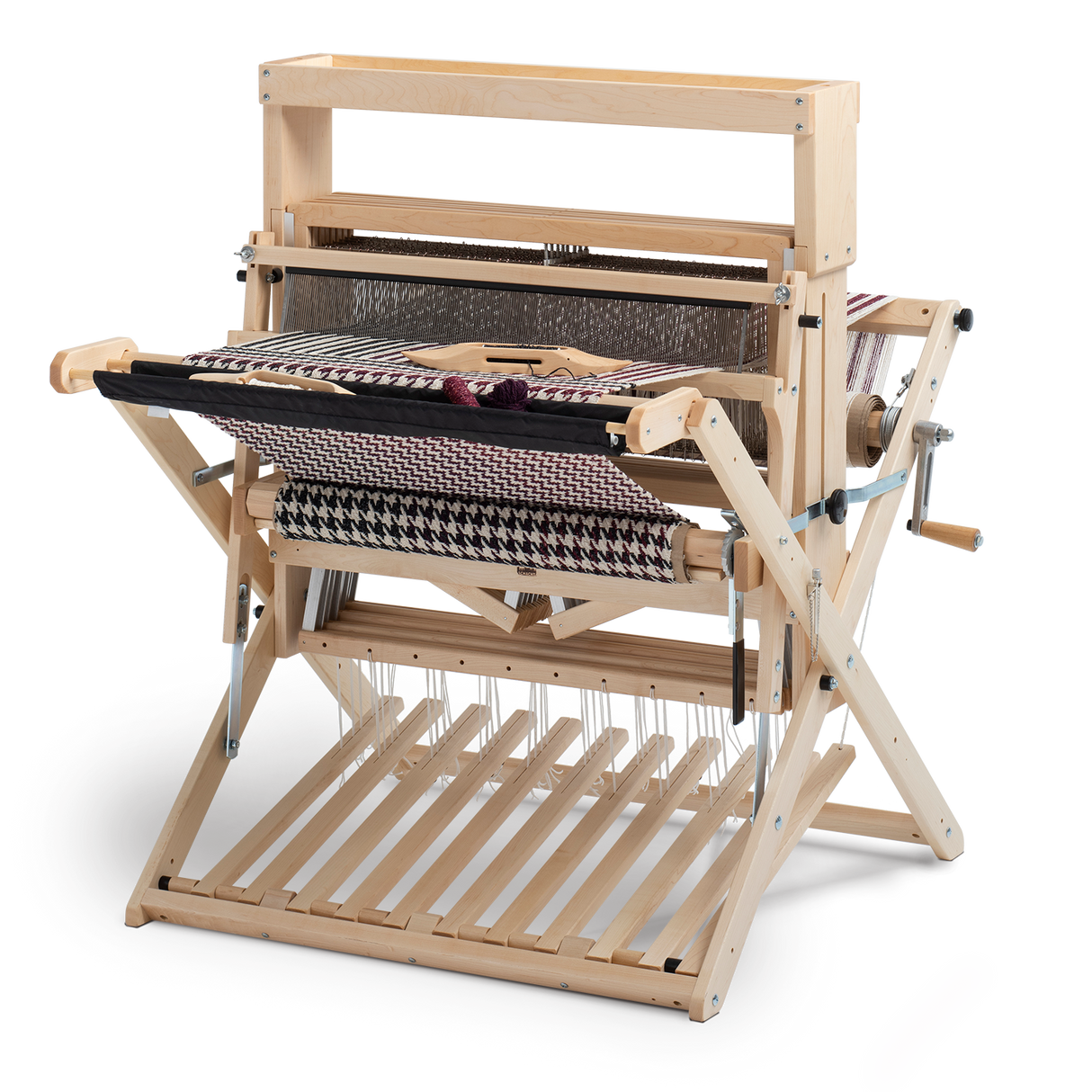 Baby Wolf 8-shaft loom with High Castle Tray and Trap