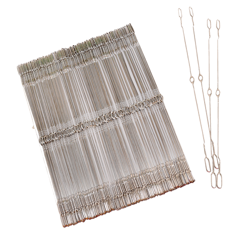 inserted eye heddles