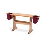 Loom Bench and Bench Bags, cherry