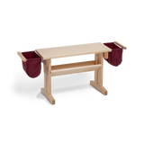 Loom Bench and Bench Bags, maple