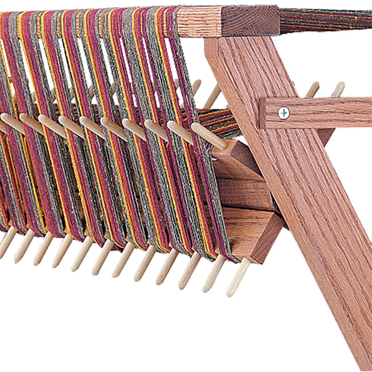 sectional beam on a Standard Floor Loom