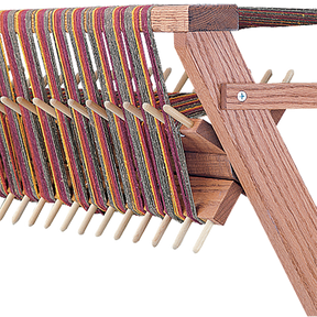 sectional beam on a Standard Floor Loom