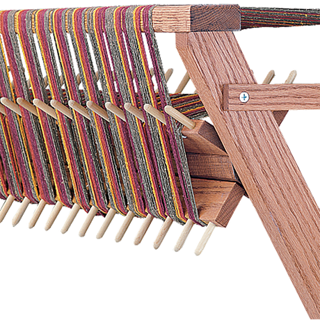 sectional beam on a Standard Floor Loom