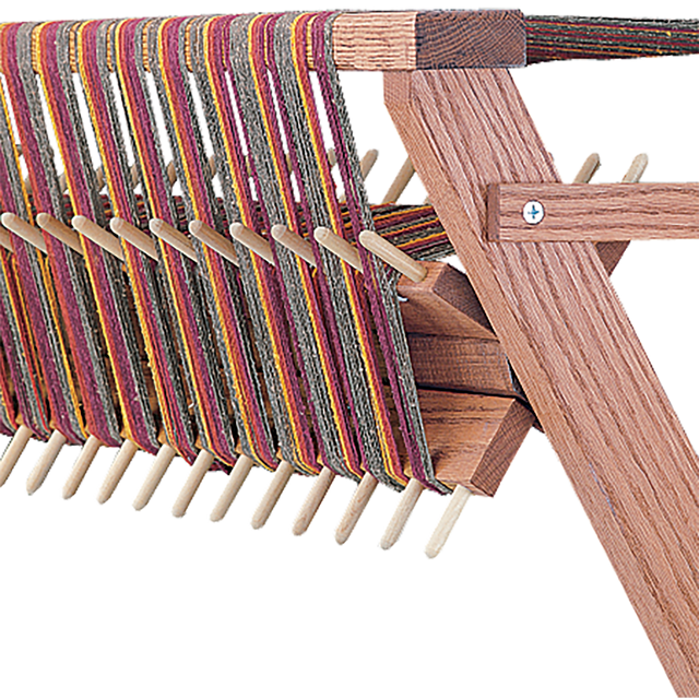 sectional beam on a Standard Floor Loom