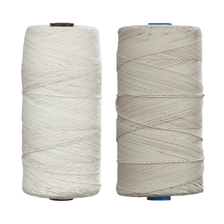 cotton seine twine, both weights