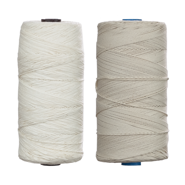 cotton seine twine, both weights