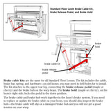 Brake Cable Kit for Standard Floor Looms