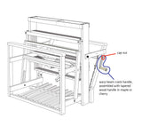 parts on loom