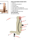 Drive Wheel Kit for Single and Double End Bobbin Winders