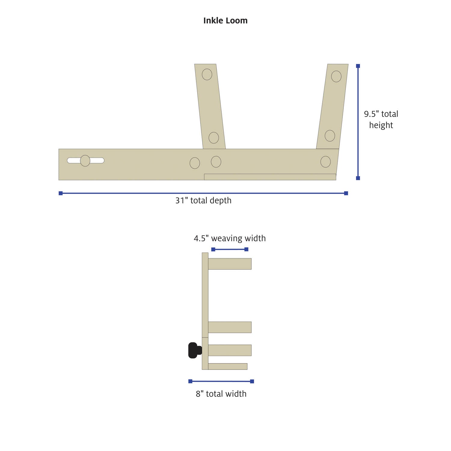 Inkle Loom and Belt Shuttle – Schacht Spindle Company