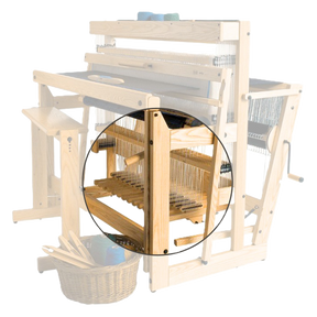 treadle height adjuster for delta and megado looms