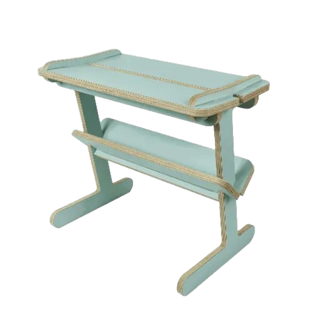 light blue harmony bench