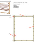 Dowel for Inkle Loom and Warping Boards