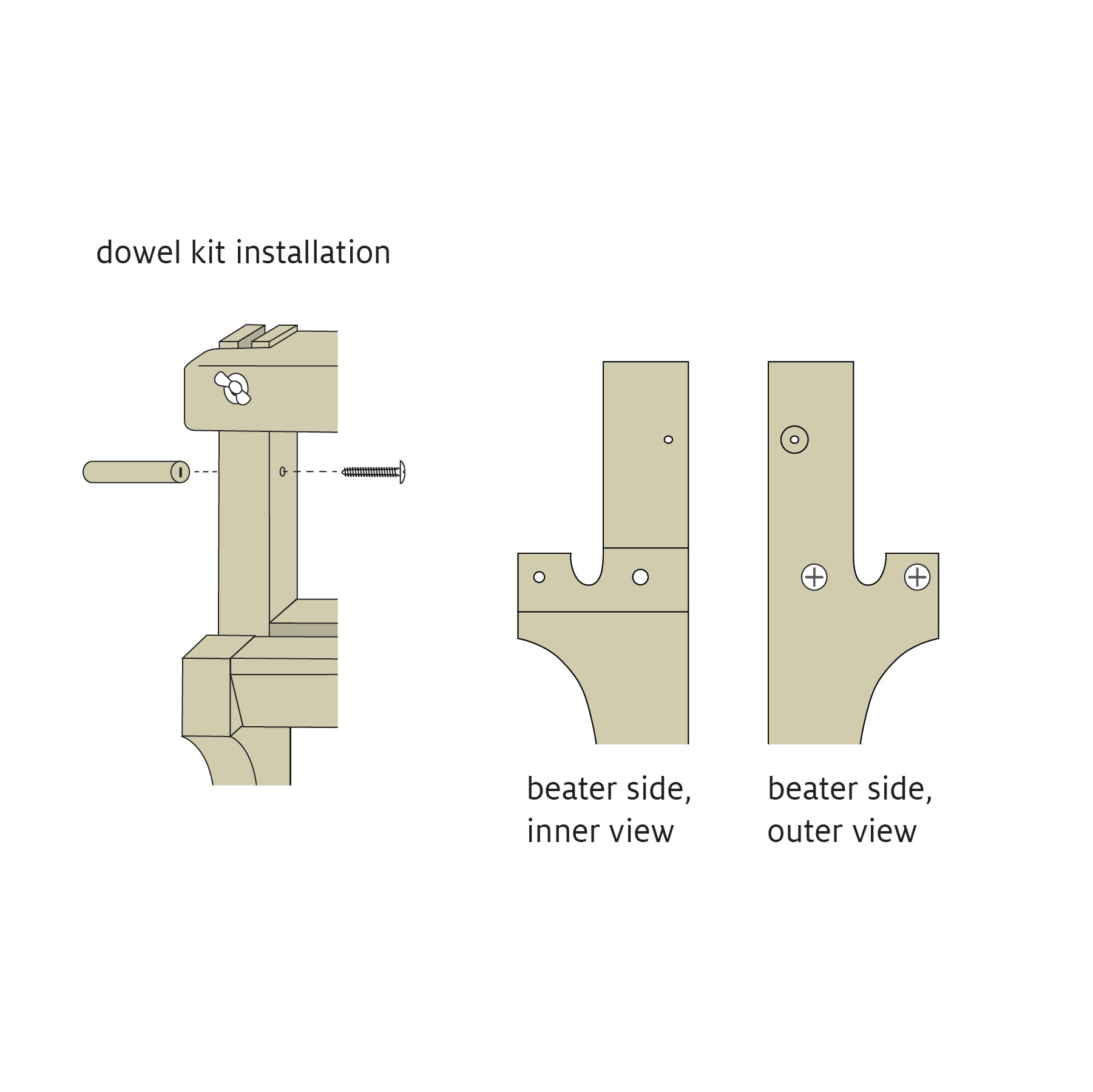 Beater Stop Kits for Wolf Looms – Schacht Spindle Company