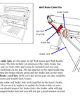 Brake Cable Kits for Wolf Looms and Wolf Double Back Beams